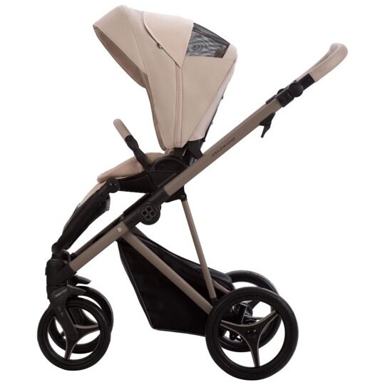 Коляска Bebetto PELPASSO PRO 2 в 1 / pro 02 kaszmir (св.бежевая кожа)