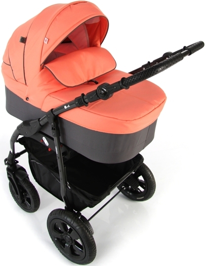 Коляска Sevillababy Vento 2 в 1 / VENT-17 Темно-серый / Коралловый