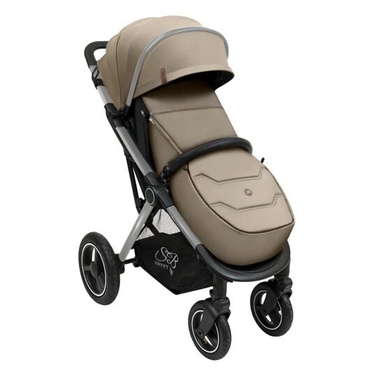 Прогулочная коляска Sweet Baby Suburban Compatto Air Silver Beige