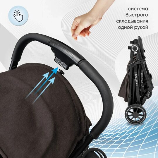 Прогулочная коляска Sweet Baby Imperio / Brown Neo