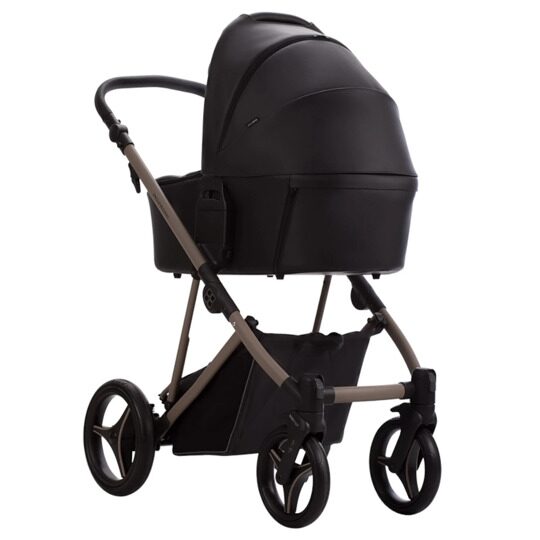 Коляска Bebetto PELPASSO PRO 3 в 1 / pro 03 kaszmir (черная кожа)