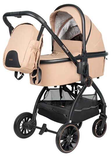 Коляска Farfello Camille 3 в 1 / 2024 бежевый CML-2