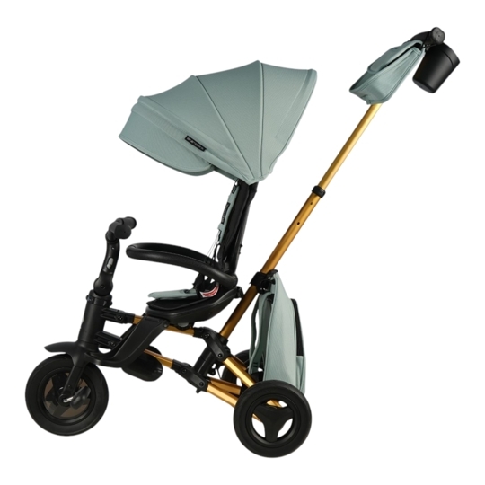 Складной трехколесный велосипед Qplay S700-17 RIDER SL Mint (Rub-Gold)