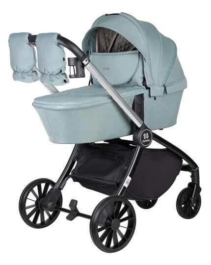 Коляска Farfello Baby Shell 3 в 1 / 2024 зелёный BBS-006