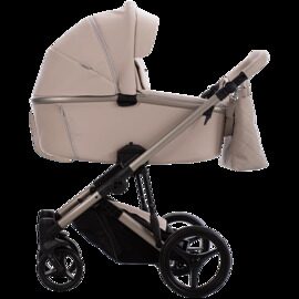 Коляска Bebetto Loren Premium Class SAND 2 в 1 / Sand 01 (св.бежевая кожа)