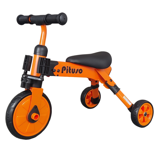 Велосипед трехколесный Pituso БУКАШКА 2 в 1 Orange