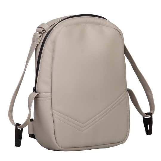 Коляска Indigo MIO ECO Plus 14" 2 в 1 / 02 (св.бежевая кожа)