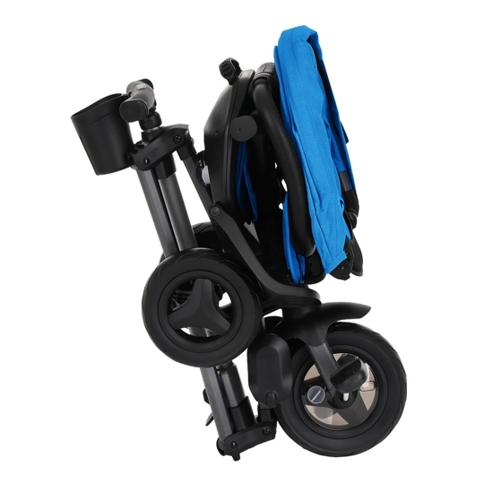 Складной трехколесный велосипед QPlay NOVA Plus S700-13 / Blue (Rub-Graphite)