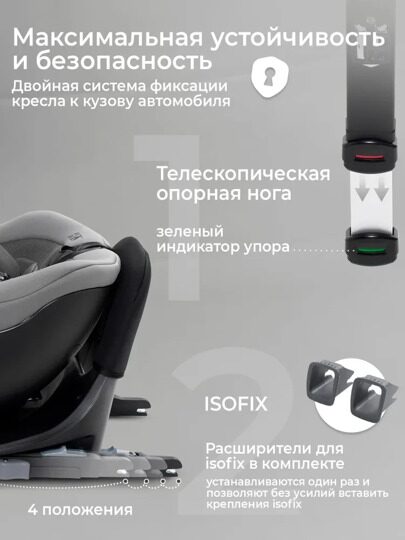 Автокресло Sweet Baby Odyssey B3 i-Size / Dark Grey