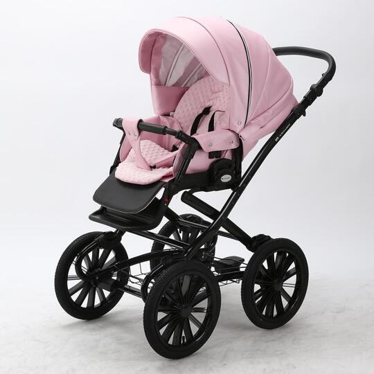 Коляска Adamex Chantal Retro Eco (Deluxe) 2 в 1 100% экокожа C112
