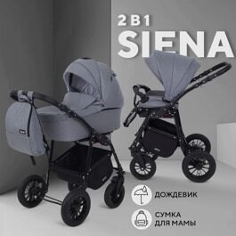 Коляска Rant SIENA New 2024 2 в 1 / 07 серый