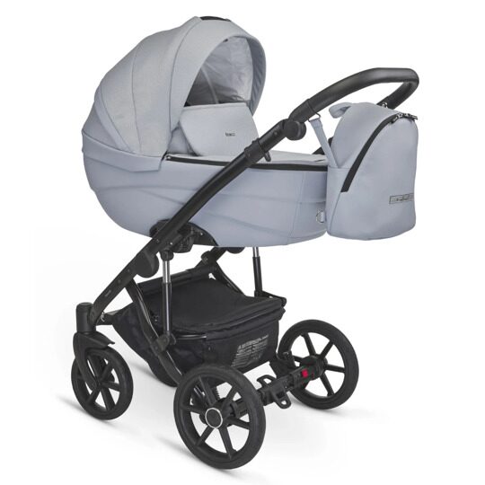 Коляска Bexa IDEAL 2 в 1 / id 19 (св.серый+св.серая кожа)