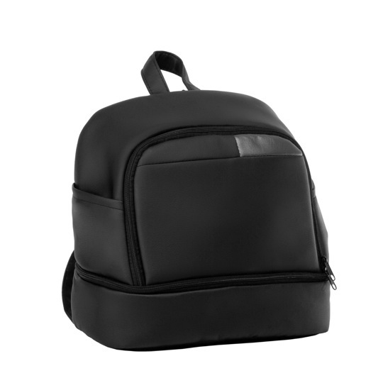 Коляска Indigo AVEO ECO Plus 14" 2 в 1  / ae 02 (черная кожа)