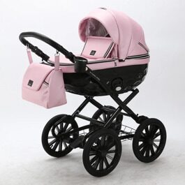 Коляска Adamex Chantal Retro Eco (Deluxe) 2 в 1 100% экокожа C112
