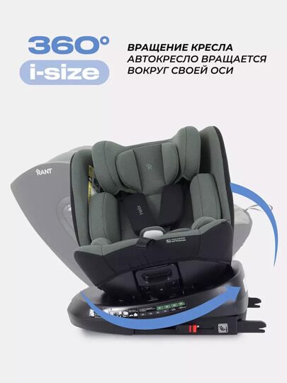 Автокресло Rant Helix isofix (40-150 см) / Green