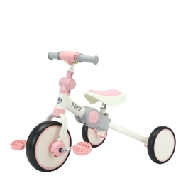 Велосипед трехколесный Bubago Flint с родительской ручкой Розовый
