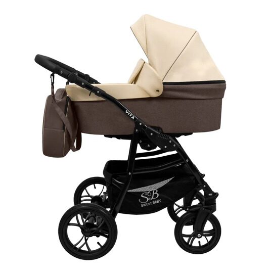 Коляска Sweet Baby VITA 2 в 1 Beige-Brown