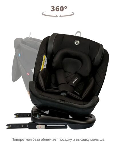 Автокресло Jovola Fuller Isofix (0-36 кг) / черный