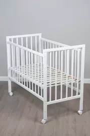 Детская кроватка Incanto Molly колеса / Белый