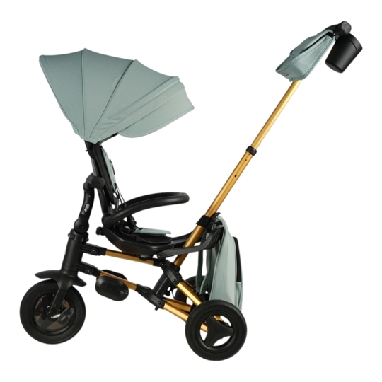 Складной трехколесный велосипед Qplay S700-17 RIDER SL Mint (Rub-Gold)