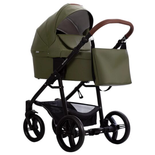 Коляска Bebetto KITELLI PRO 3 в 1 / pro 05 (зеленая кожа)