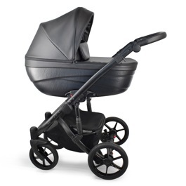 Коляска Bexa IDEAL Eco 2 в 1 / ie 01 (черный+черная кожа)