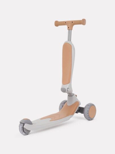 Беговел-самокат Rant Rider Plus о светящимися колесами RB100 / beige