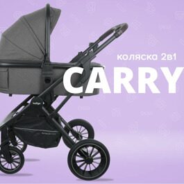 Коляска Indigo CARRY 2 в 1 /  серый