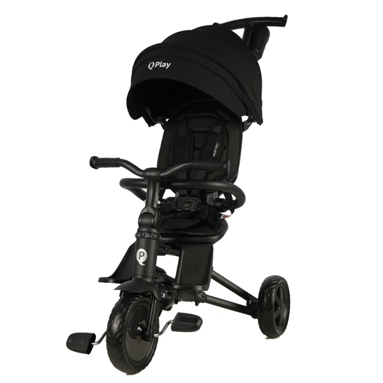 Складной трехколесный велосипед Qplay S700-16 Rider Black (EVA/Black)
