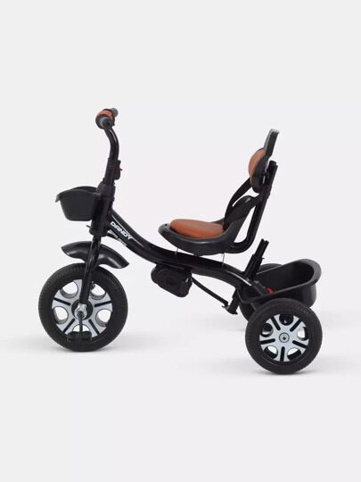 Детский трехколесный велосипед с ручкой Rant Basic DANDY RB252 / Black