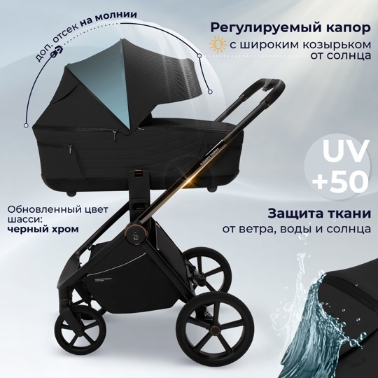 Коляска SBL Elegante Therma 2 в 1 / Black