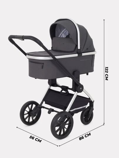 Коляска MowBaby Tilda 2 в 1 / MB064 Carbon