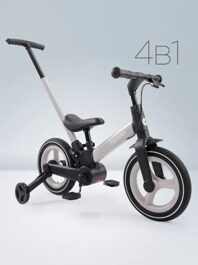Беговел-трансформер 4в1 Happy Baby Hander 50045  / black and grey