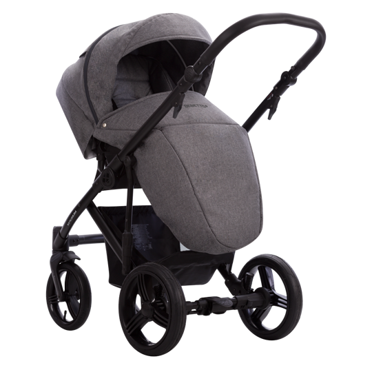 Коляска Bebetto MAGNUM LUX 3 в 1 / LG195 (т.серый)