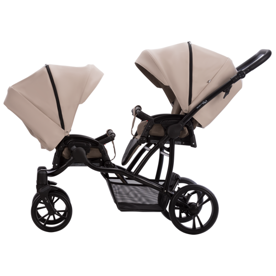 Коляска для двойни BEBETTO-42 3 в 1 / 22 PRO (бежевый)