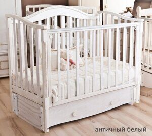 Детская кроватка Красная Звезда ЛЕОНАРДО С-770 продольный маятник