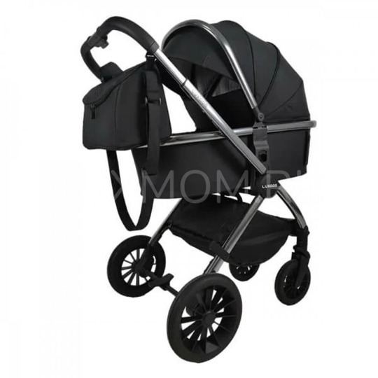 Прогулочная коляска LuxMom 750 2в1 черная