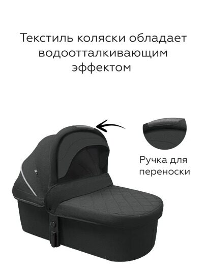 Коляска Carrello Symbol 2 в 1 CRL-6514 Night Black