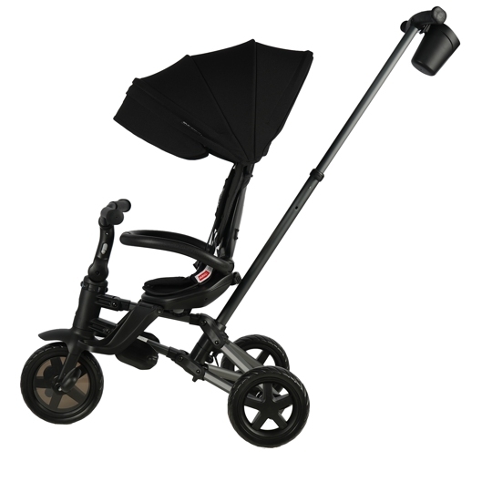 Складной трехколесный велосипед Qplay S700-16 Sprinter Black (EVA Graphite)