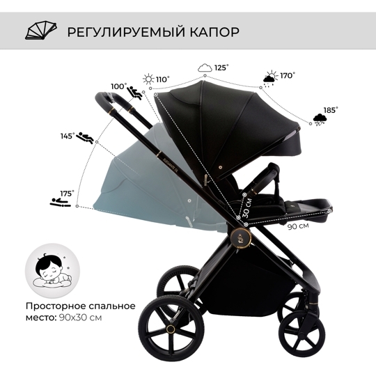 Коляска SBL Elegante 3 в 1 / GL Back