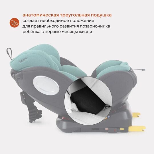 Автокресло Rant Basic TWIST isofix 0/1/2/3 (0-36 кг) / YC06 Mint