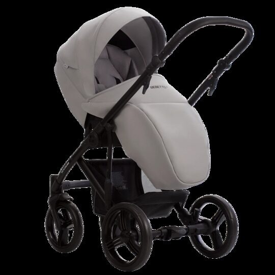 Коляска Bebetto Magnum Light Pro 3 в 1 / light pro 03 (св.серая кожа)