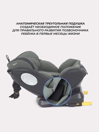 Автокресло Rant Basic TWIST PRO isofix 0/1/2/3 (0-36 кг) / YC06 Green