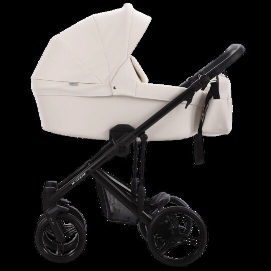 Коляска Bebetto Magnum Light Pro 3 в 1 / light pro 07 (белая кожа)
