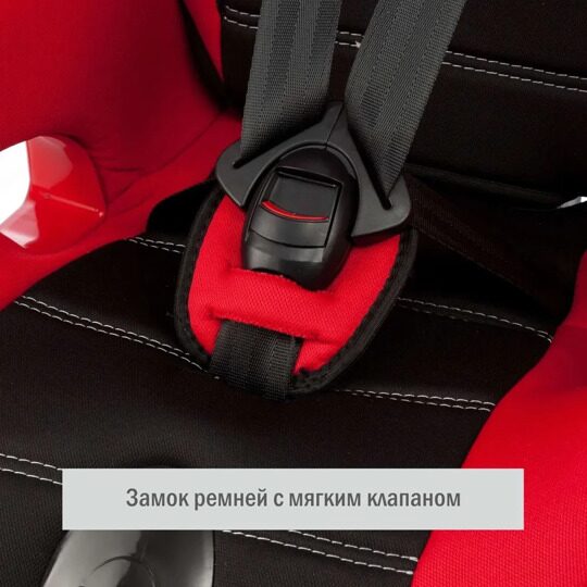 Автокресло Siger КОСМО Lux (9-36 кг.) красный