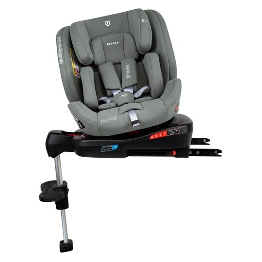 Автокресло детское Jovola JET 8.0 Isofix 0-36 кг с упором в пол / зелёный
