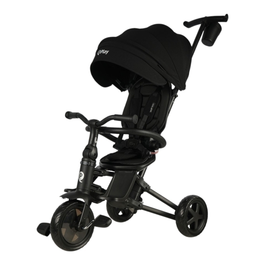 Складной трехколесный велосипед Qplay S700-16 Rider Black (EVA/Black)