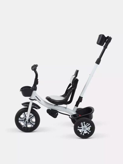 Детский трехколесный велосипед с ручкой Rant Basic DANDY RB252 / White