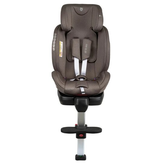 Автокресло детское Jovola JET 8.0 Isofix 0-36 кг с упором в пол / бежевый-коричневый