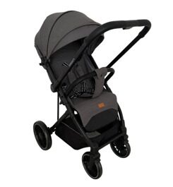 Прогулочная коляска с перекидной ручкой Luxmom H2 / темно-серый
